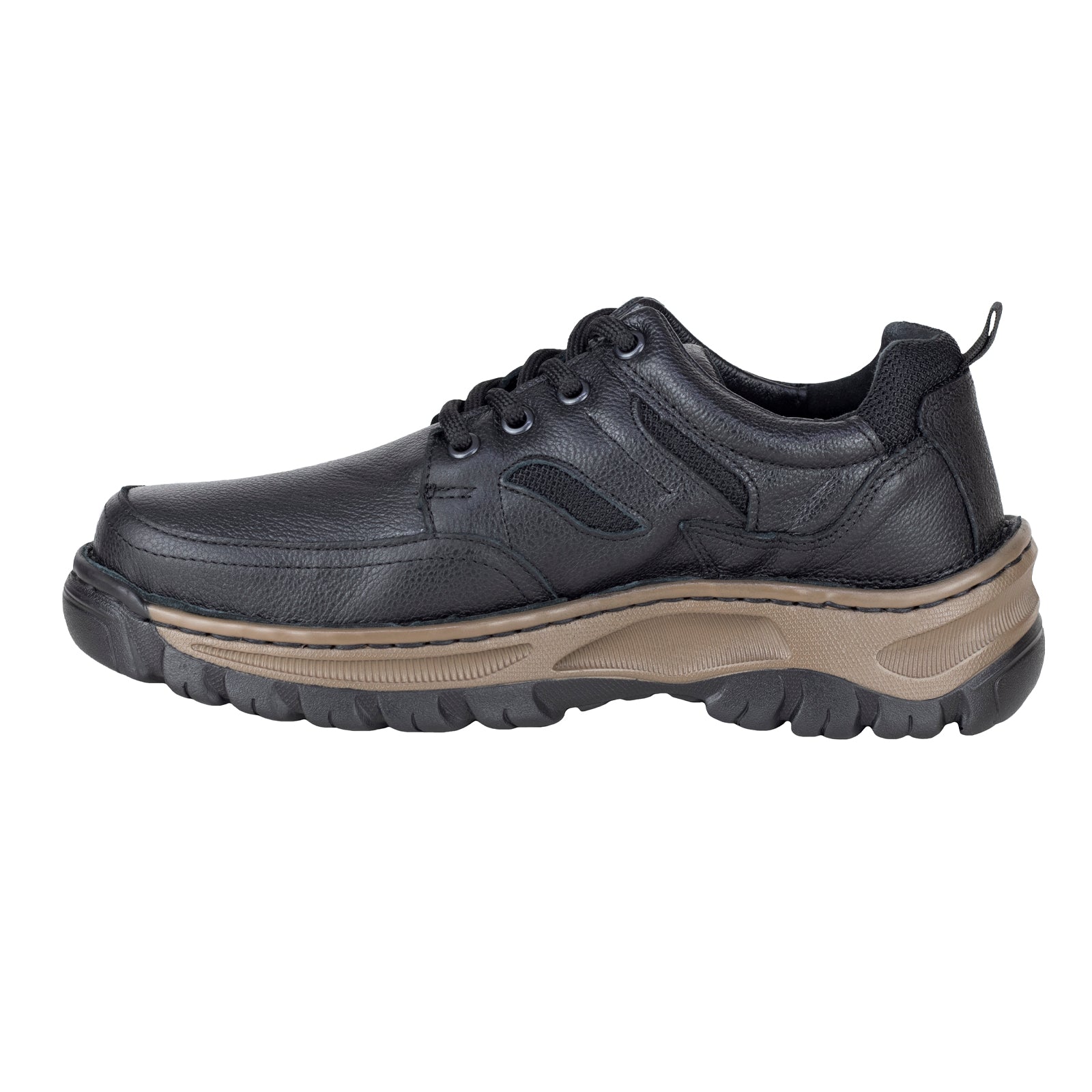 Zapato Outdoor Confort Para Caballero Lobo Solo 9066 Negro