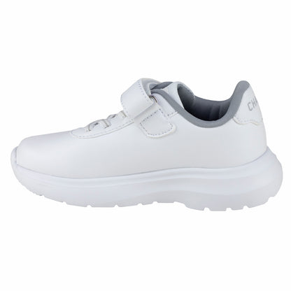Tenis Escolar Para Niña Niño Charly 1065377 Blanco Gris