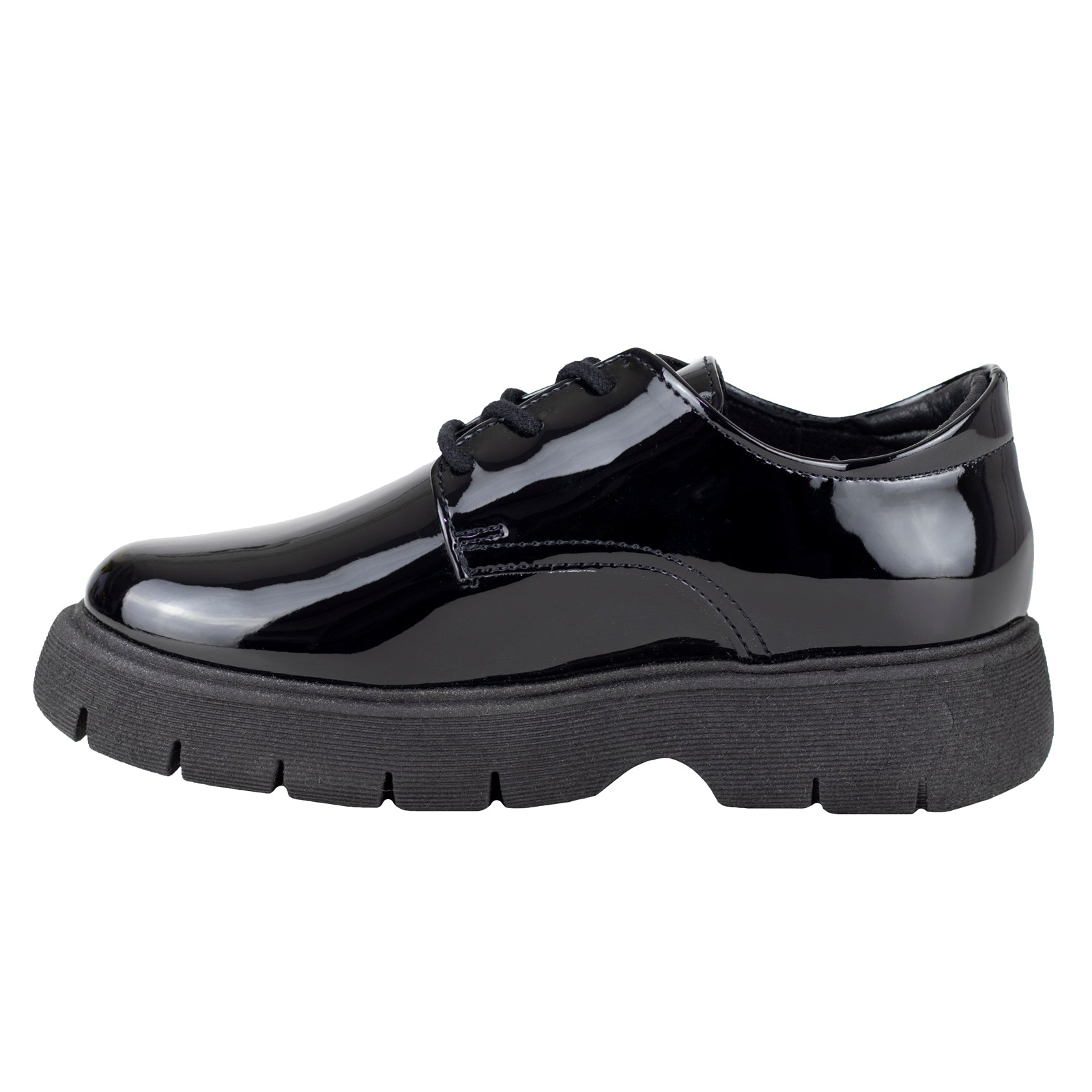 Zapato Escolar Para Niña Chabelo C725-A Charol Negro 22-26