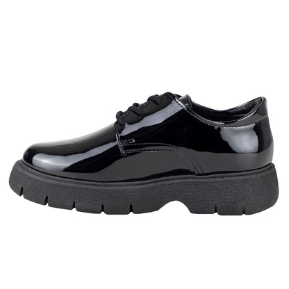 Zapato Escolar Para Niña Chabelo C725-A Charol Negro 22-26
