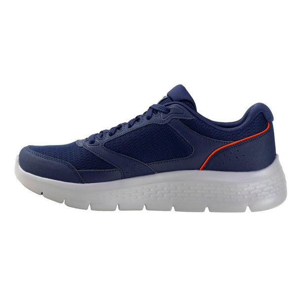 Tenis Skechers GoWalk Flex Caballero 216480x Marino Naranja