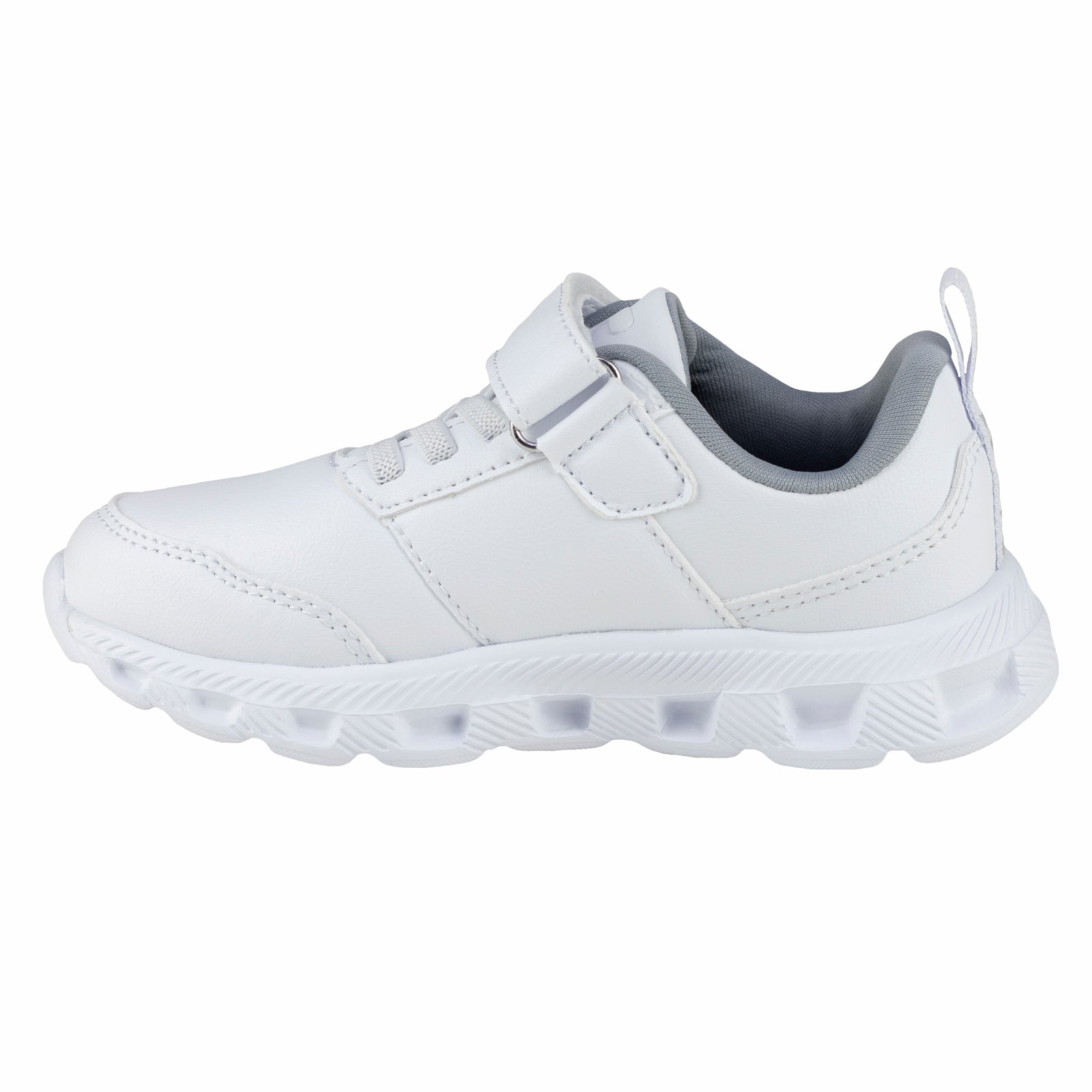 Tenis Escolar Para Niño Niña Charly 1065388 Blanco