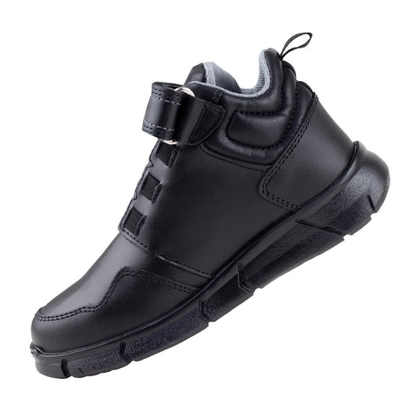 Botin Escolar De Niño Chabelo C235-A Piel Negro 18-21