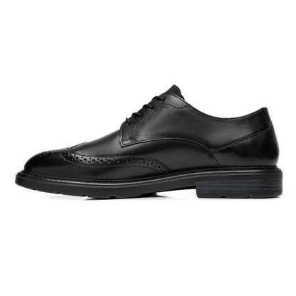 Zapato Derby Formal Casual Para Caballero Flexi 419407 Negro