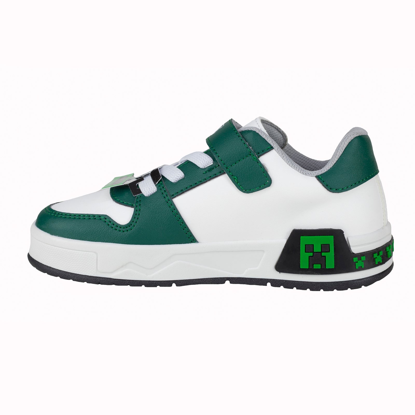 Tenis Choclo Casual Para Niño Creeper Minecraft Yuyin MI4131 Verde