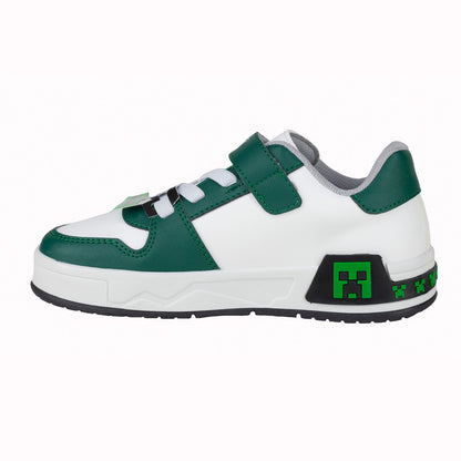 Tenis Choclo Casual Para Niño Creeper Minecraft Yuyin MI4131 Verde