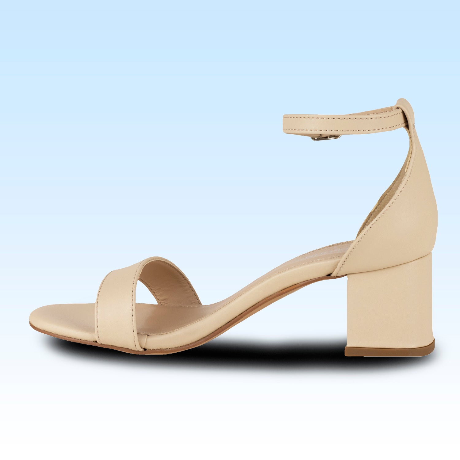 Sandalia de Tacón Dama Lady Paulina Almendra 21216 Avena