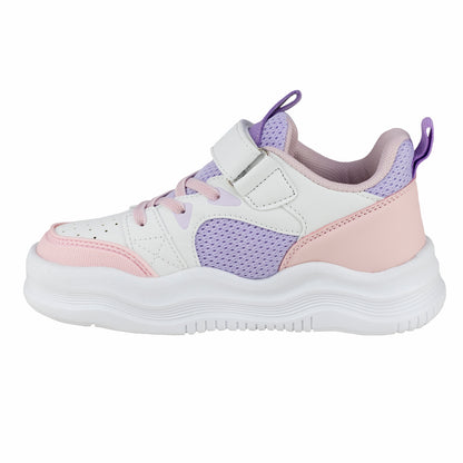 Tenis Casual Plaza Sésamo Abby Para Niña 27807-1A Blanco /Morado