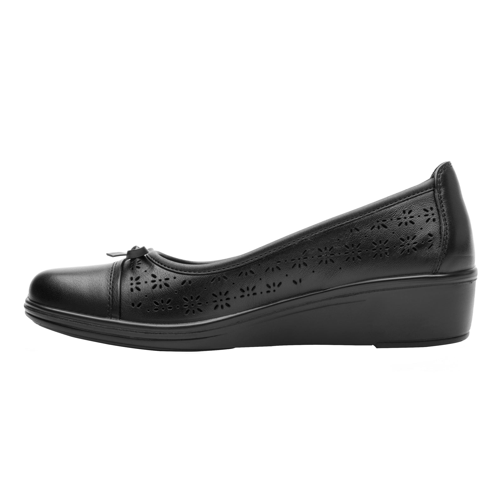 Ballerina Confort Para Dama Flexi Castaña 45608 Negro