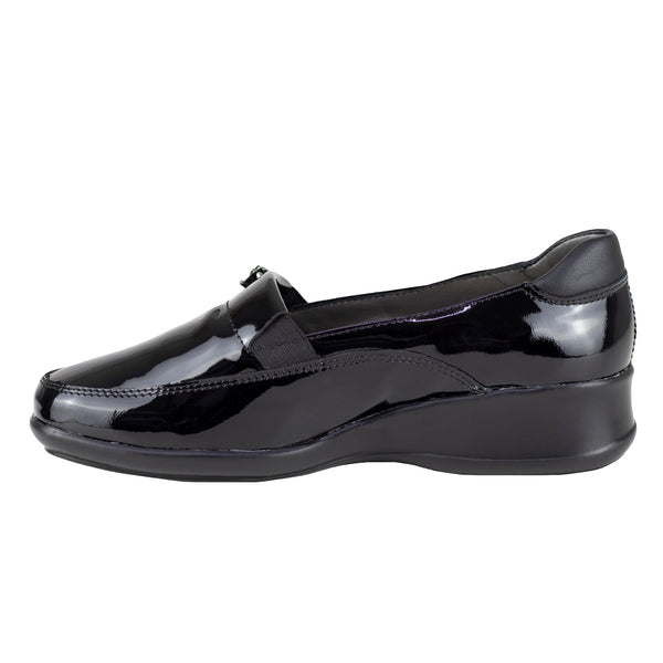 Slip On Casual Dama Onena 8069 Negro Charol