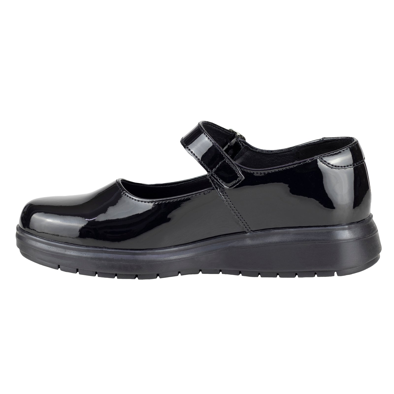 Zapato Escolar Para Niña Green Love 94081 Charol Negro