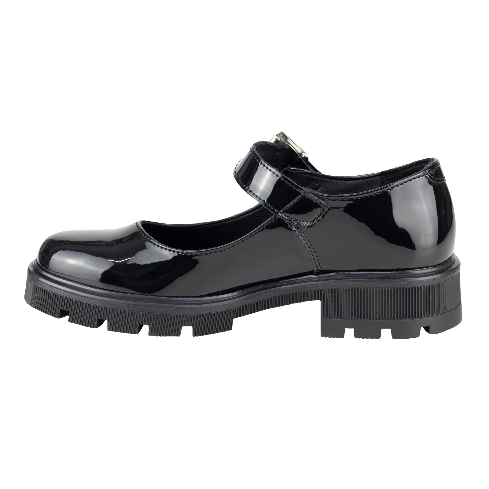 Zapato Escolar para Niña Green Love 94071 Charol Negro