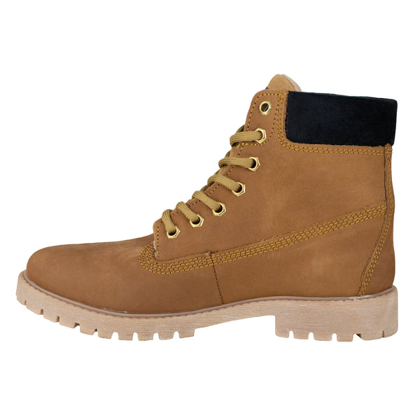 Bota Urbana Dama Caribu 784-s Nobuck Cajeta