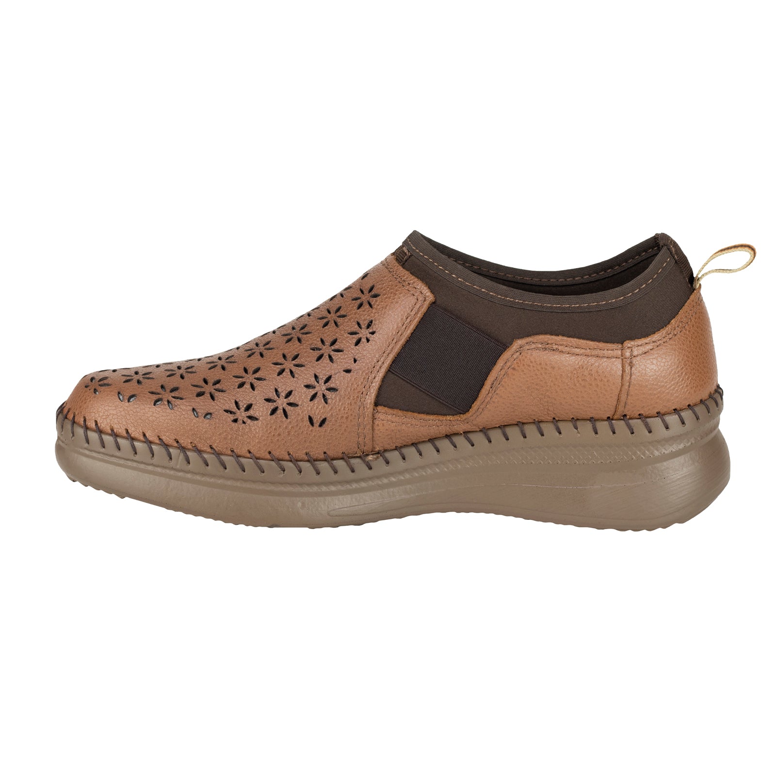 Zapato Mocasín Casual Confort Para Dama Lobo Solo 4991 Miel