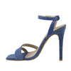 Sandalia de Tacón Dama Capa de Ozono 653401 Azul Mezclilla