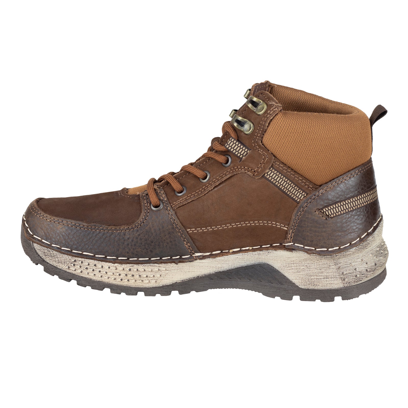 Bota Casual Outdoor Para Caballero Lobo Solo 8796 Topo