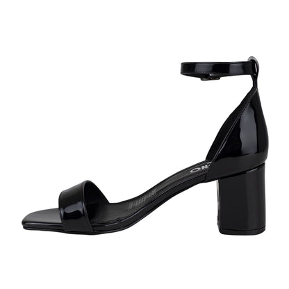 Sandalia de Tacón Dama Capa de Ozono 656401 Negro Charol