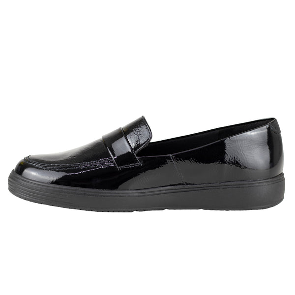 Mocasín Clásico Dama Vicenza 23003 Negro Charol