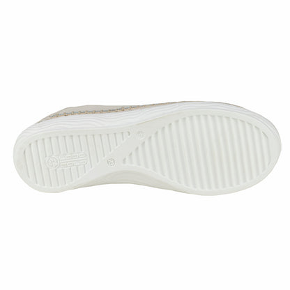 Tenis Casual Confort Para Dama Lobo Solo 5131 Marfil