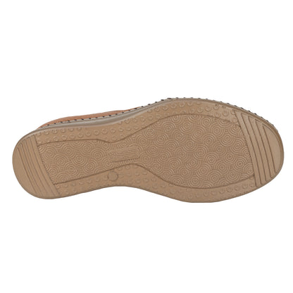 Zapato Mocasín Casual Confort Para Dama Lobo Solo 4991 Miel
