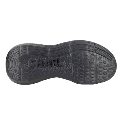 Tenis Running Para Caballero Charly 1086597 Gris Negro