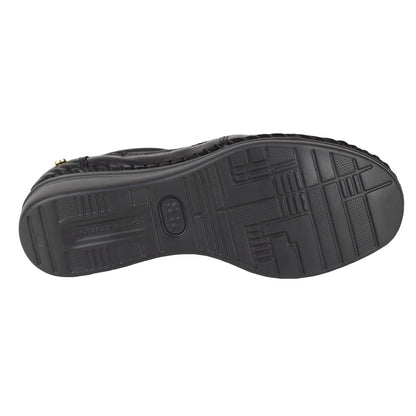Zapato Mocasín Confort Casual Para Dama Lobo Solo 4731 Negro