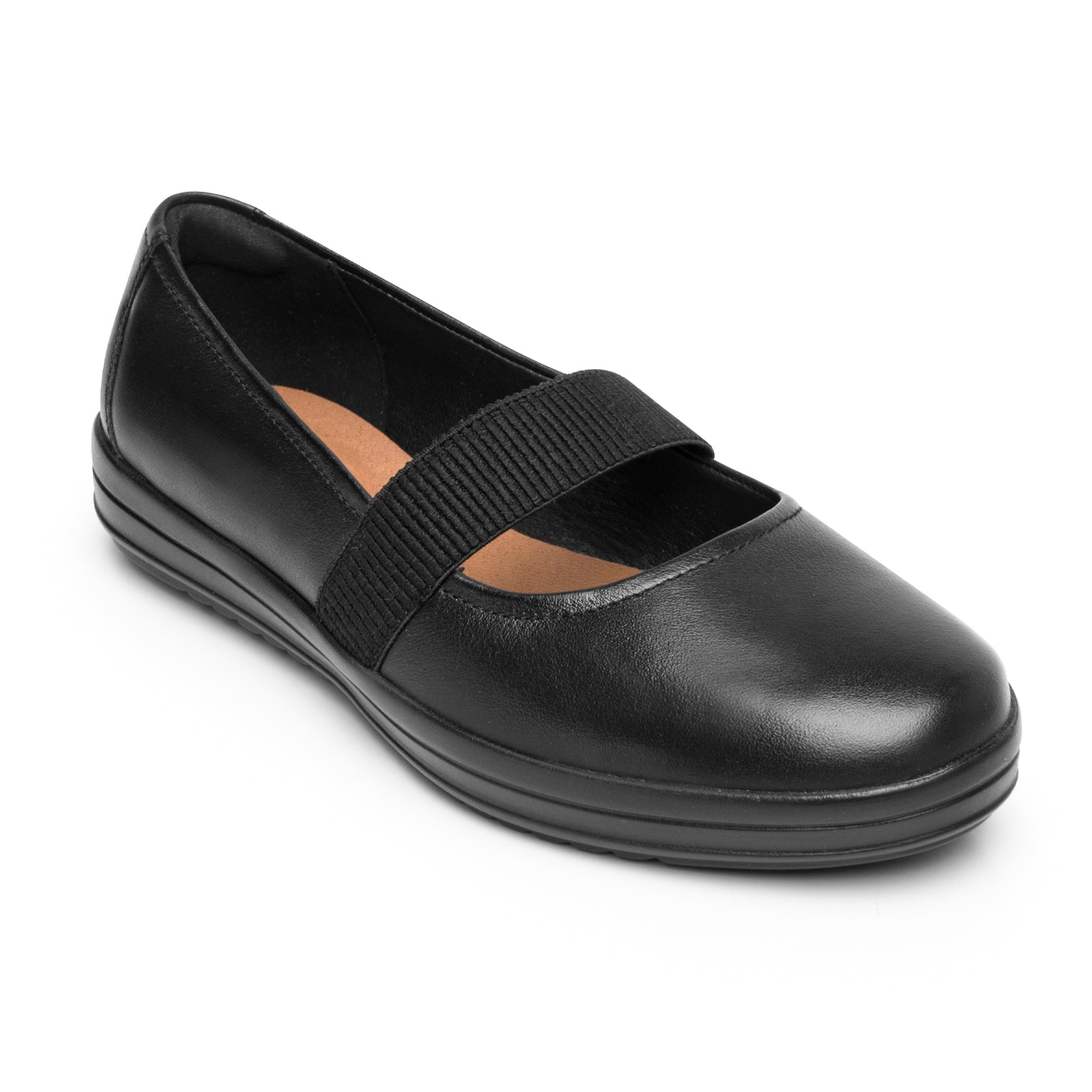 Zapato Balerina Casual Escolar Para Dama Flexi 109410 Negro