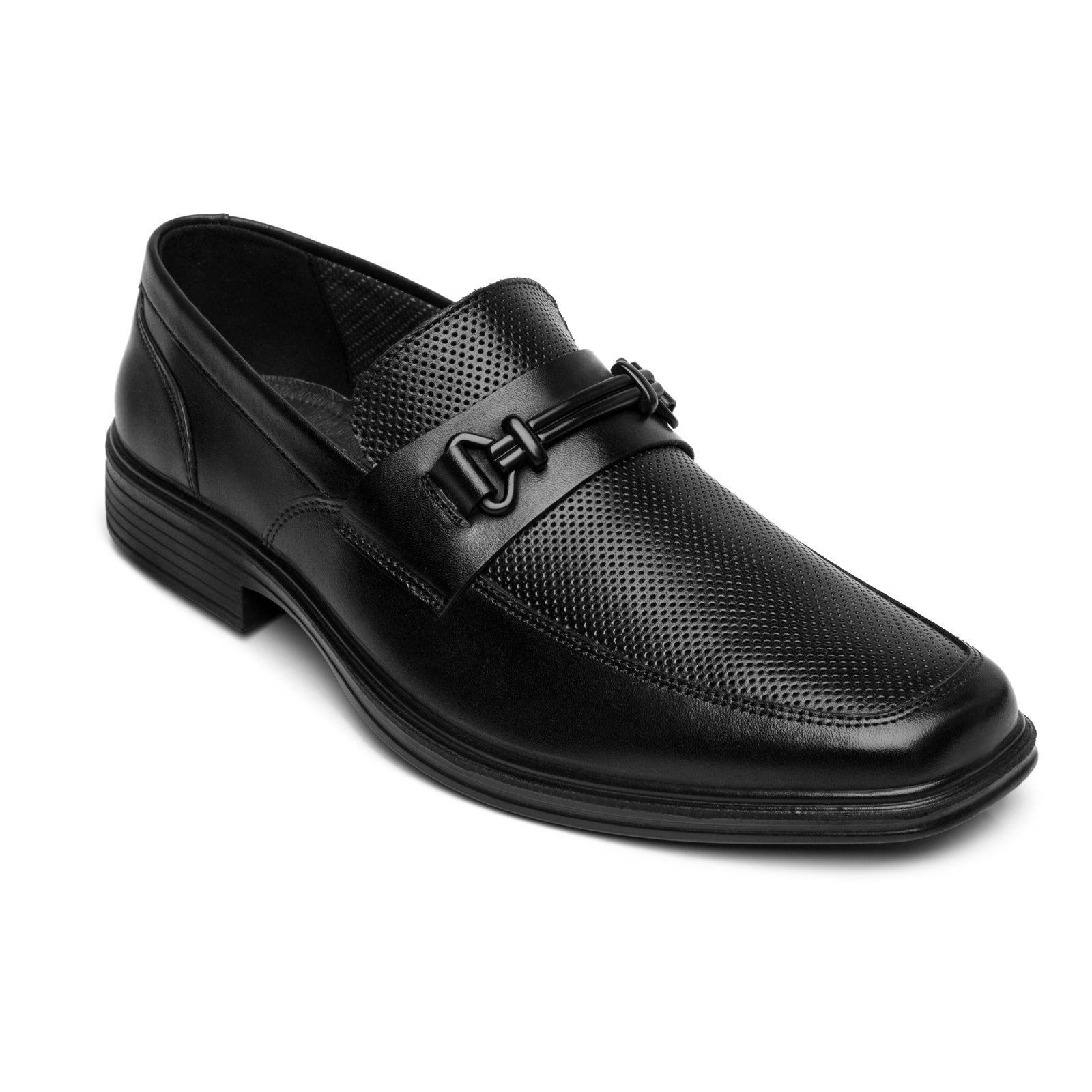 Zapato Mocasín Semivestir Para Caballero Flexi 406410 Negro
