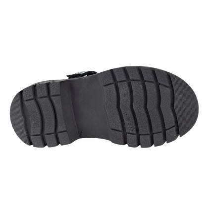 Zapato Chunky Escolar Para Niña Chabelo C231-B Charol Negro 18-21