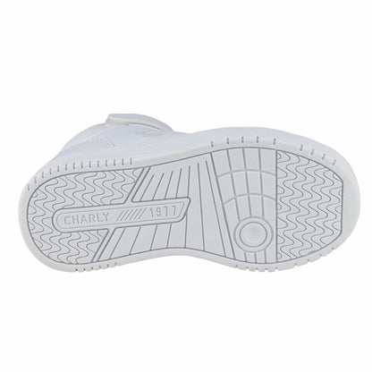 Tenis Escolar Para Niña Niño Charly 1079340 Blanco