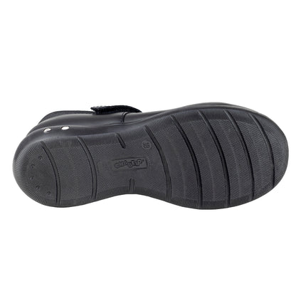 Zapato Contactel Escolar Para Niña Chabelo C216 Negro 18-21