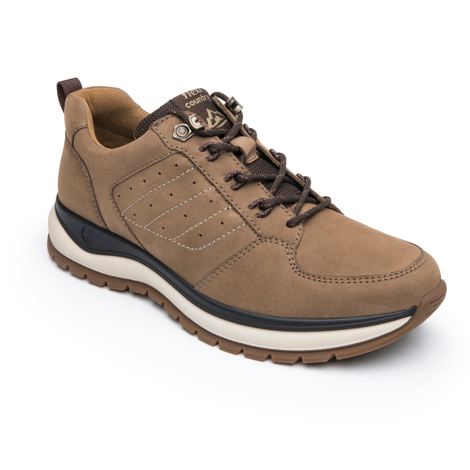 Tenis Confort Para Caballero Flexi Randall 401010 Taupe