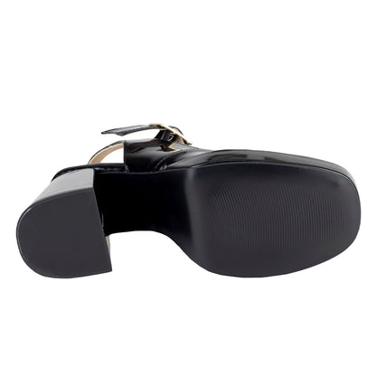 Zapatilla Elegante Para Dama Lady Paulina 29216 Charol Negro