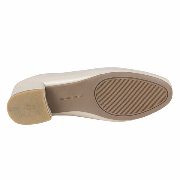 Zapato Flat De Tacon Para Dama Valdano 810 Charol Nude