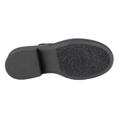 Zapato Escolar Con Tacón Para Niña Chabelo C1007-B Negro 22-26
