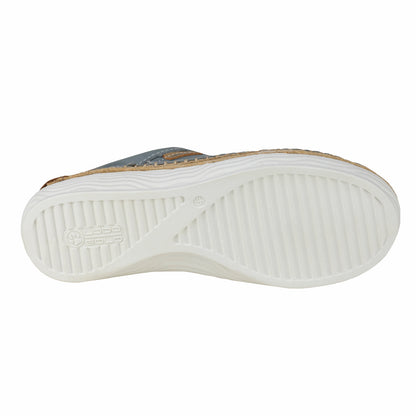 Tenis Sneaker Casual Tejidos Para Dama Lobo solo 5129 Cielo