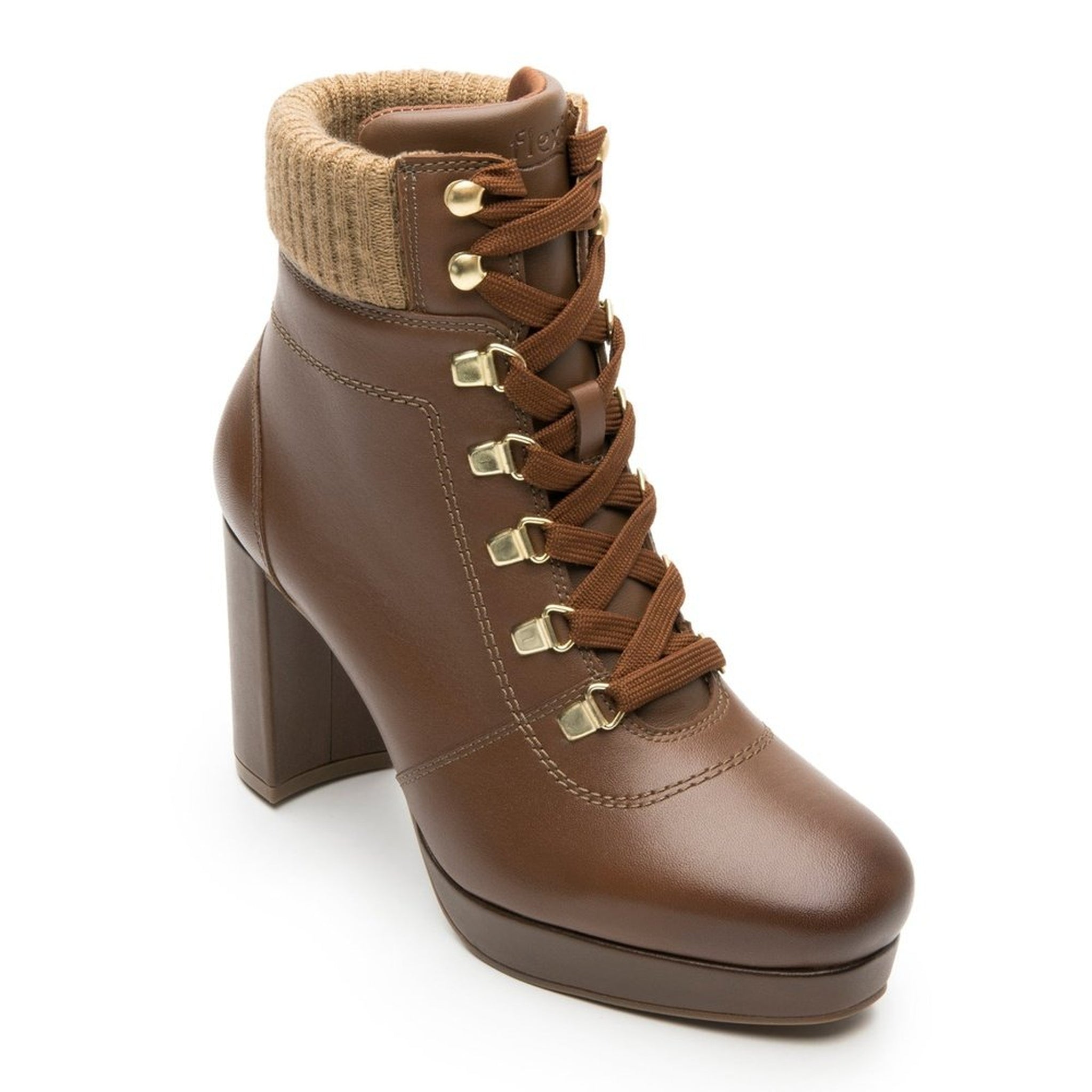 Bota de Tacón Dama Flexi Flavia 118910 Tan
