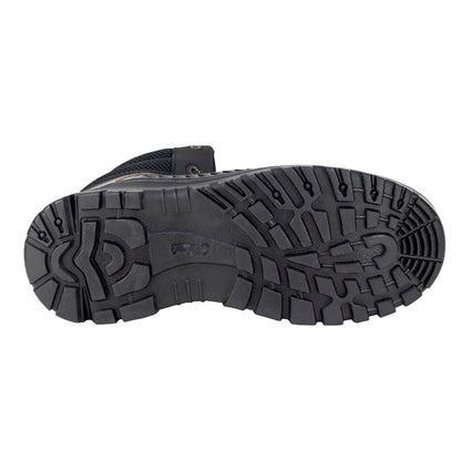 Bota de Seguridad Casco Acero Para Caballero New Ram 9619 Negro Coyote