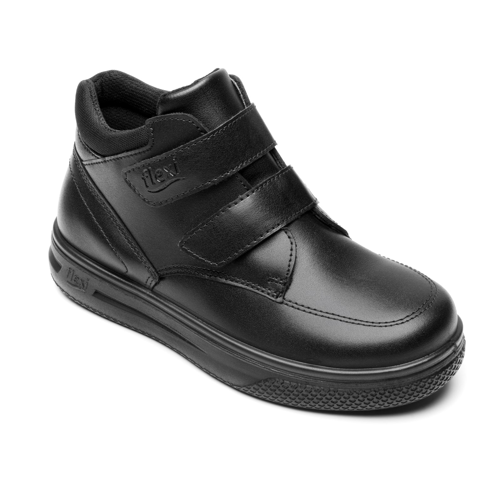 Botín Escolar Ajuste Velcro Para Niño 402018 Negro