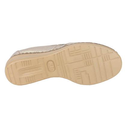 Zapato Mocasín Slip Casual On Para Dama Lobo Solo 4732 Platino
