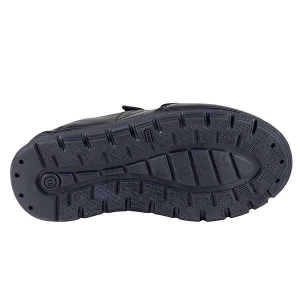 Zapato Escolar Chabelo Niño Velcro C24-A Piel Negro 15-21