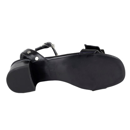Sandalia De Tacón Para Dama Lady Paulina 38603 Negro