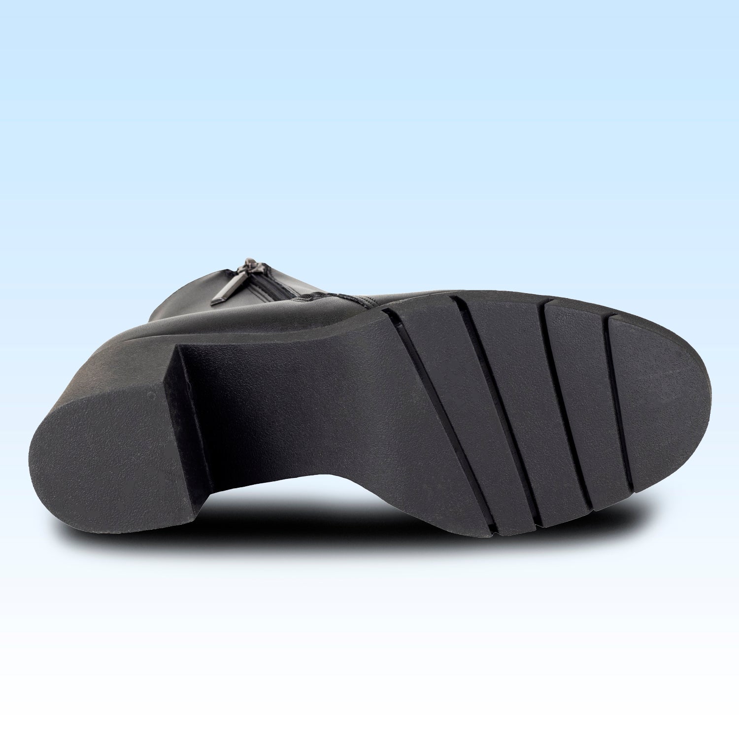 Botín Con Tacón Dama Lady Paulina Dalila 24801 Negro