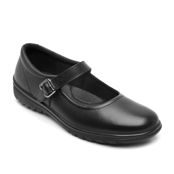 Zapato Escolar Para Niña Flexi 35322 Negro