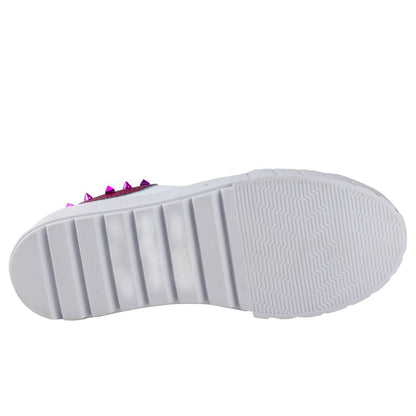 Tenis Blanco Mujer Urbano Suela Gruesa Capa De Ozono 651101