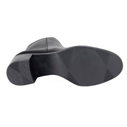 Botín de Tacón Medio Casual Para Dama Gino Cherruti 1509 Negro