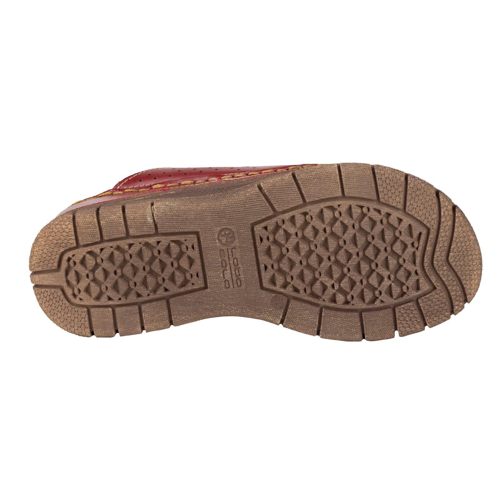 Sandalia Confort Casual Para Dama Lobo Solo 1384 Rojo