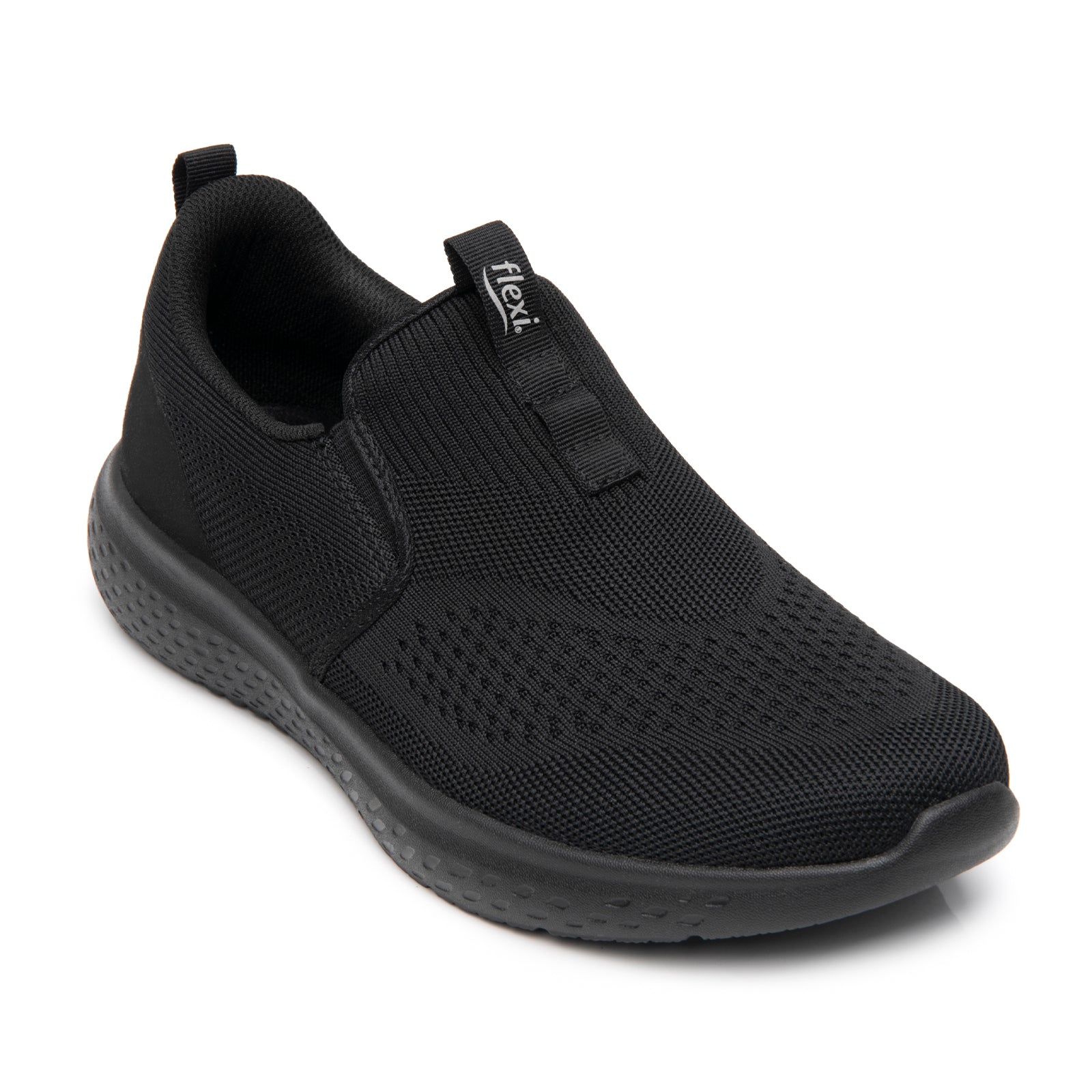 Tenis Slip On Confort Para Caballero Flexi 415507 Negro