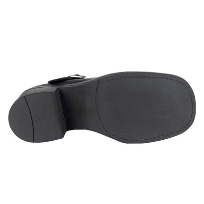 Zapato Tacón Escolar Para Niña Chabelo C954-A Negro 22-26