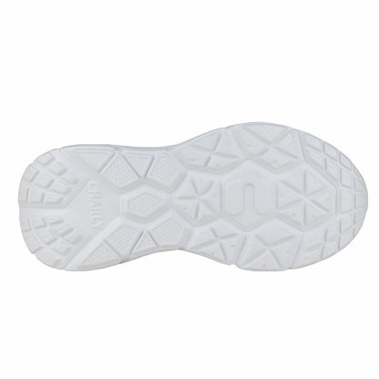 Tenis Confort Running Para Dama Caballero Charly 1087485 Blanco